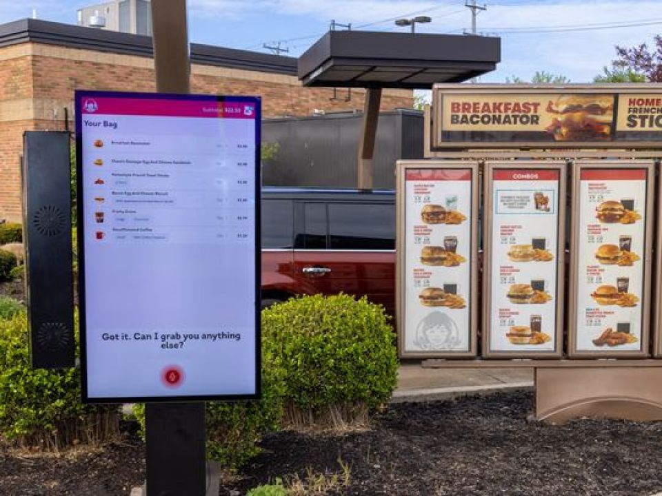 Wendy is moving in the direction of  AI for your order!